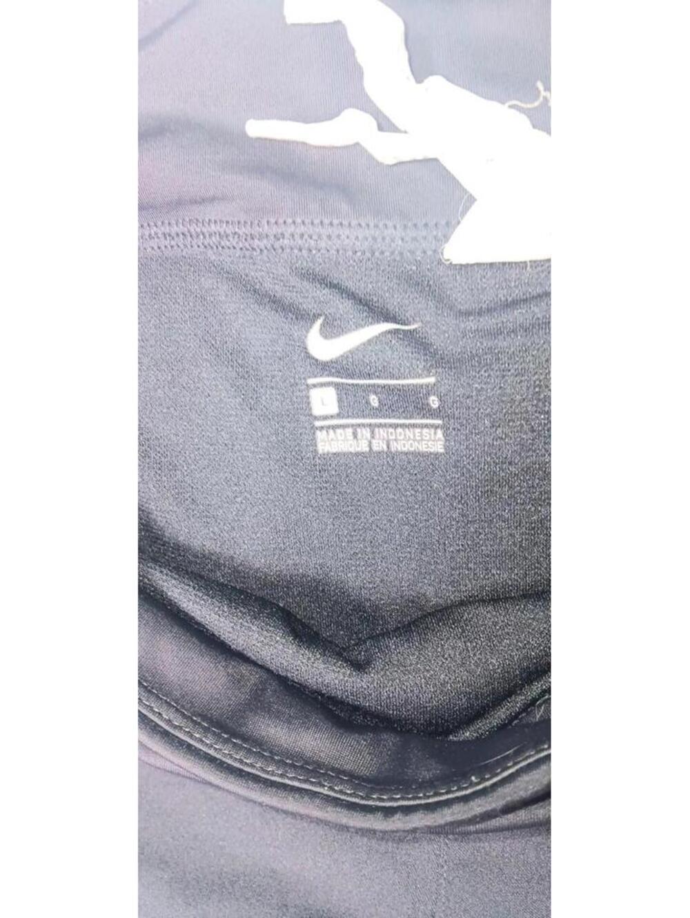 Nike Athletic Layered Shorts Womens Size Large Black Running Jogging Workout Gym - Picture 2 of 10